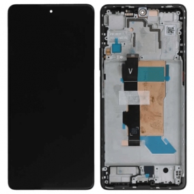 Xiaomi Poco F5 5G schermo / display (nero) (con una cornice) (originale)