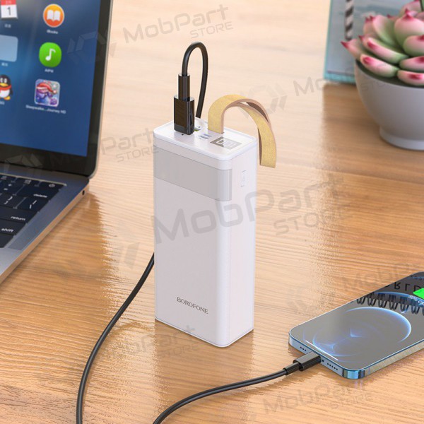 Batteria esterna Power Bank Borofone BJ18A 2xUSB 2A 30000mAh bianco Batteria esterna Power Bank Borofone BJ18A 2xUSB 2A 30000mAh bianco