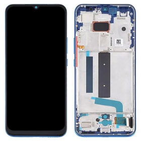 Xiaomi Mi 10 Lite 5G schermo / display (blu/ verde) (con una cornice) (originale)