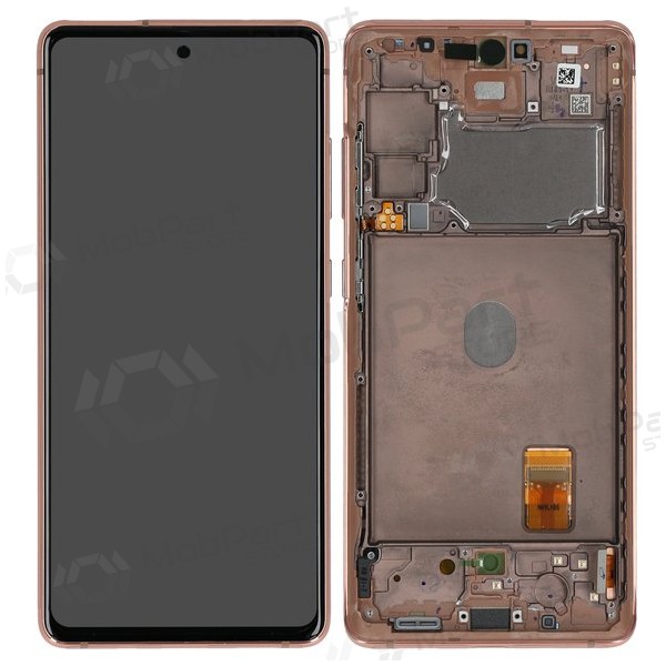 Samsung Galaxy S20 FE schermo / display (Cloud Orange) (con una cornice) (originale) Samsung Galaxy S20 FE schermo / display (Cloud Orange) (con una cornice) (originale)