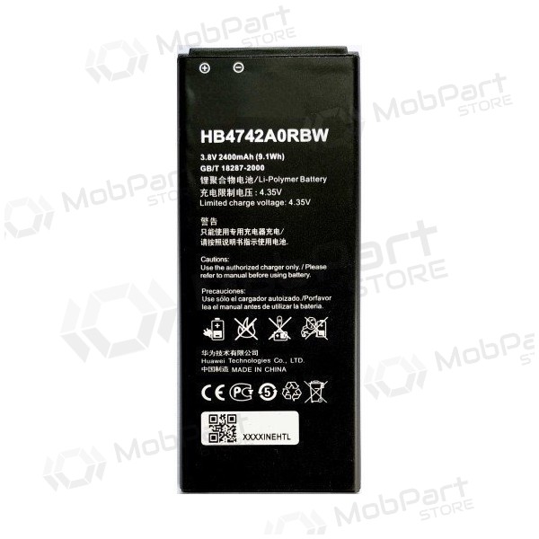Huawei HB4742A0RBC Ascend G730 / Honor 3C batteria / accumulatore (2300mAh) Huawei HB4742A0RBC Ascend G730 / Honor 3C batteria / accumulatore (2300mAh)