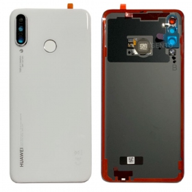Huawei P30 Lite / P30 Lite New Edition 2020 48MP coperchio batteria posteriore bianca (Pearl White) (usato grade B, originale)