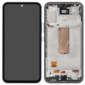 Samsung Galaxy A54 5G schermo / display (grafitas) (con una cornice) (originale)