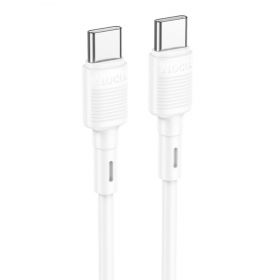 USB cavo Hoco X83 60W Type-C to Type-C 1.0m bianca