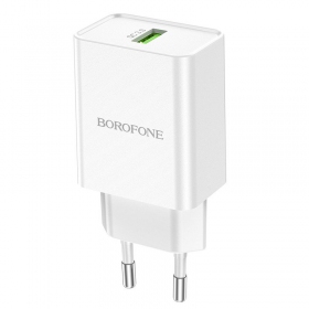 Caricatore Borofone BN5 QC 3.0 18W (bianca)