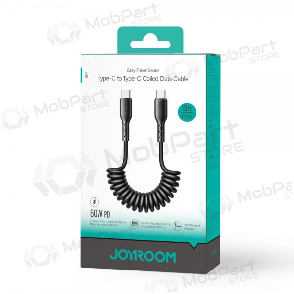 USB cavo Joyroom SA38-CC3 USB-C to USB-C 60W 1.5m nero
