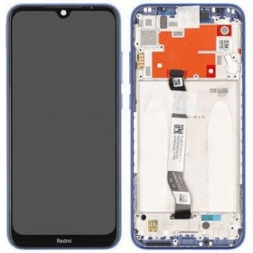 Xiaomi Redmi Note 8T schermo / display (blu) (con una cornice) (originale)