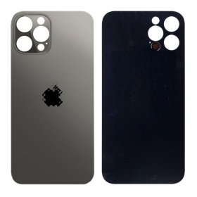 Apple iPhone 12 Pro Max coperchio batteria posteriore (nero) (bigger hole for camera)