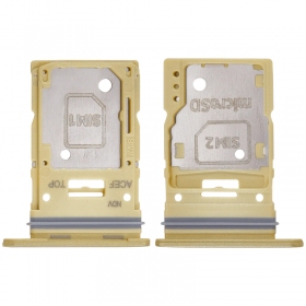 Vassoio SIM Samsung Galaxy A35 giallo originale