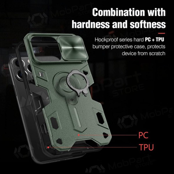 Apple iPhone 14 custodia „Nillkin Armor Pro“ (verde)
