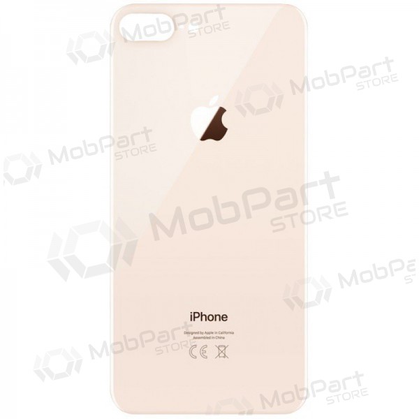 Apple iPhone 8 Plus coperchio batteria posteriore (d'oro) (bigger hole for camera) Apple iPhone 8 Plus coperchio batteria posteriore (d'oro) (bigger hole for camera)