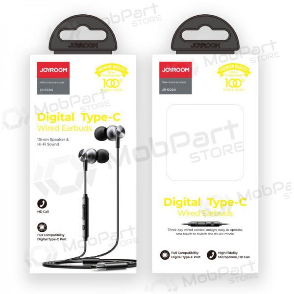 Ausinės Joyroom JR-EC04 Type-C Ausinės Joyroom JR-EC04 Type-C