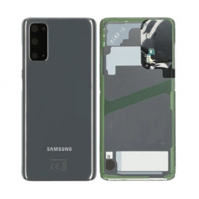 Samsung G981F / G980 Galaxy S20 coperchio batteria posteriore grigio (Cosmic Grey) (usato grade C, originale)