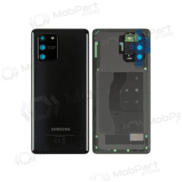 Samsung G770 Galaxy S10 Lite coperchio batteria posteriore (nero) (usato grade B, originale) Samsung G770 Galaxy S10 Lite coperchio batteria posteriore (nero) (usato grade B, originale)