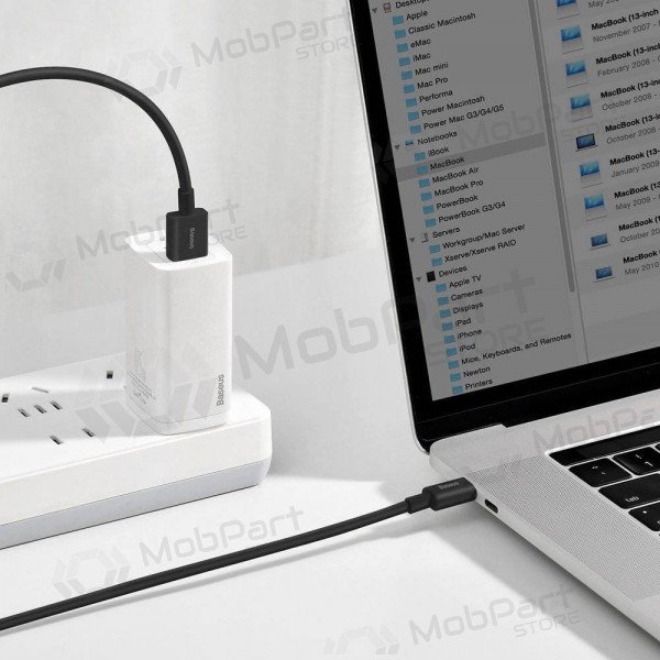 USB cavo Baseus Superior Type-C 66W 1.0m (nero) CATYS-01
