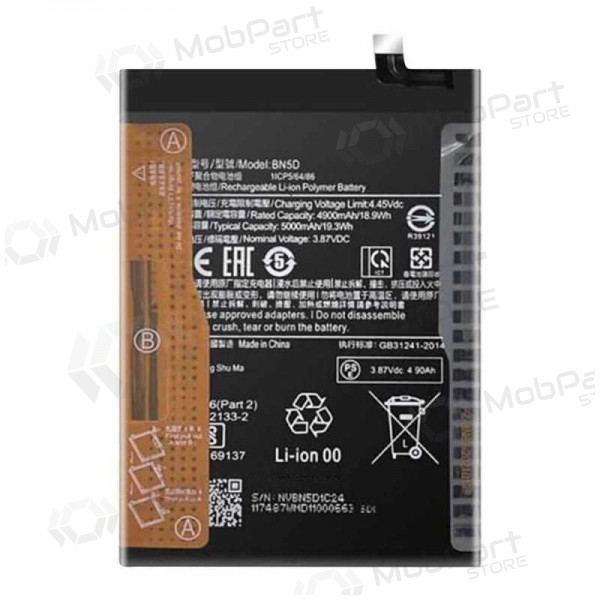 Xiaomi Redmi Note 11S batteria, akumuliatorius (BN5D) (originale) Xiaomi Redmi Note 11S batteria, akumuliatorius (BN5D) (originale)