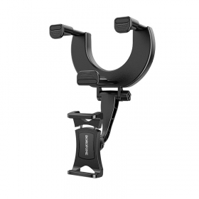 Porta cellulare da auto Borofone BH49 tvirtinamas ant veidrodėlio nero