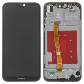 Huawei P20 Lite schermo / display (nero) (con una cornice)