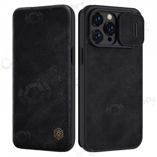 Apple iPhone 14 Pro custodia „Nillkin Leather“ (nero)