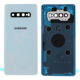 Samsung G975 Galaxy S10 Plus coperchio batteria posteriore bianca (Prism White) (usato grade C, originale)