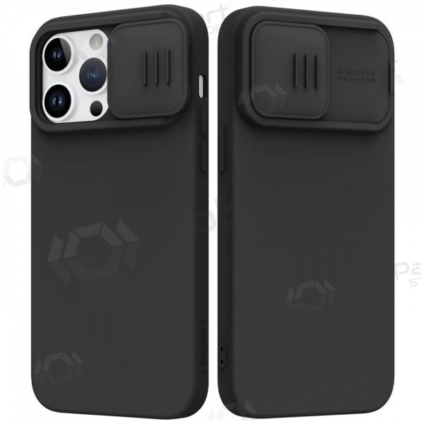 Apple iPhone 15 Pro custodia „Nillkin Silicone“ (nero)