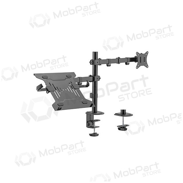 17”-32” monitoriaus e 10”-15.6” nešiojamo kompiuterio laikiklis