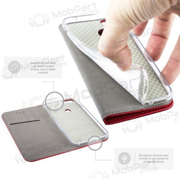 Samsung Galaxy A57 custodia - Smart Magnet (rosso)