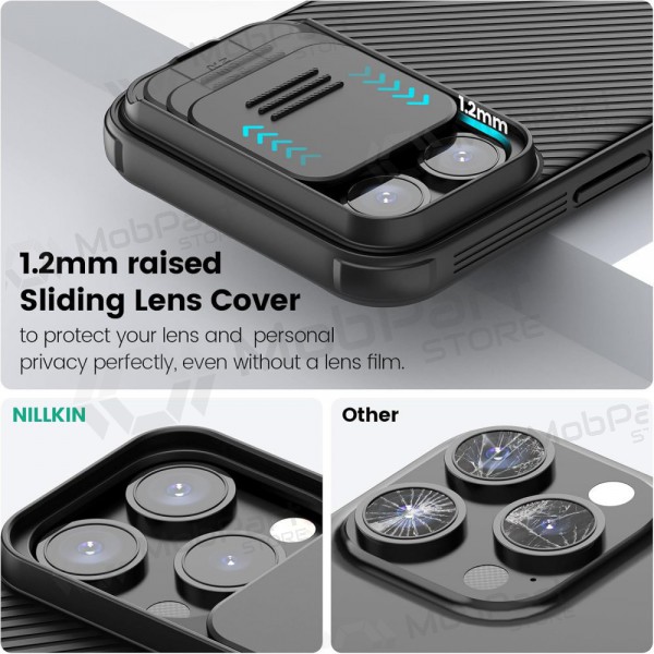 Apple iPhone 14 Pro custodia „Nillkin CamShield Pro“ (nero)