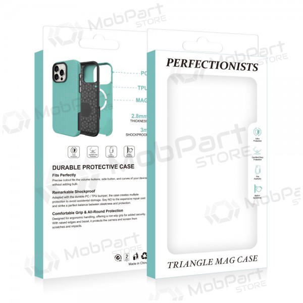 Apple iPhone 13 Pro Max custodia „Perfectionists“ (blu scuro)