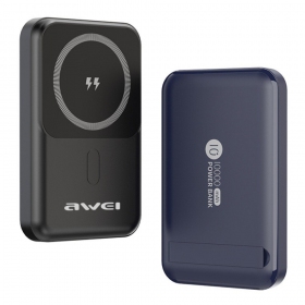 Batteria esterna Power Bank Awei P139K 22.5W Magnetic Wireless 10000mAh nero