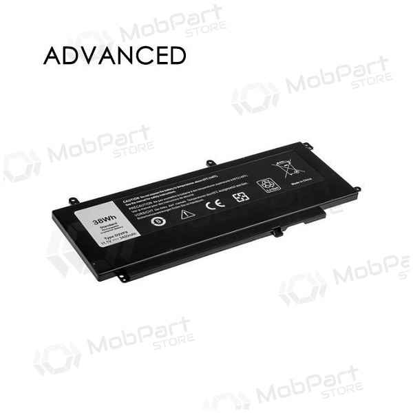 DELL D2VF9, 3400mAh batteria del computer portatile, Advanced DELL D2VF9, 3400mAh batteria del computer portatile, Advanced