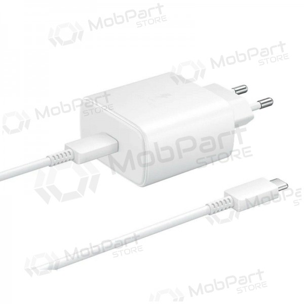 Caricatore Samsung EP-TA845 45W + Type-C cavo 25W bianca