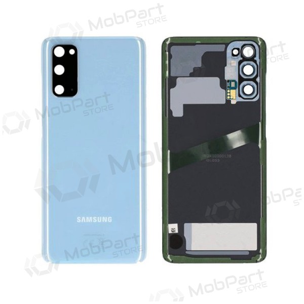 Samsung G981F / G980 Galaxy S20 coperchio batteria posteriore (Cloud Blue) (usato grade B, originale)
