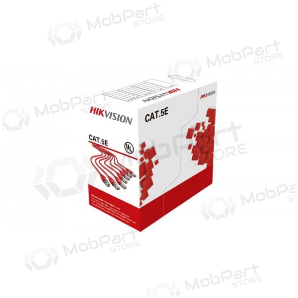 Cavo di connessione Hikvision UTP 5E (anima-0.50mm, bobina 305m) DS-1LN5E-S