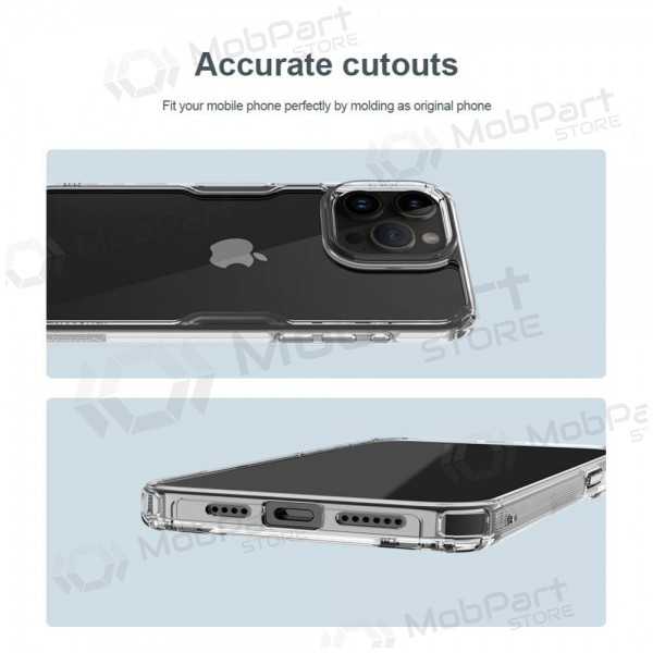Apple iPhone 15 Pro custodia „Nillkin Nature Pro“ (blu)