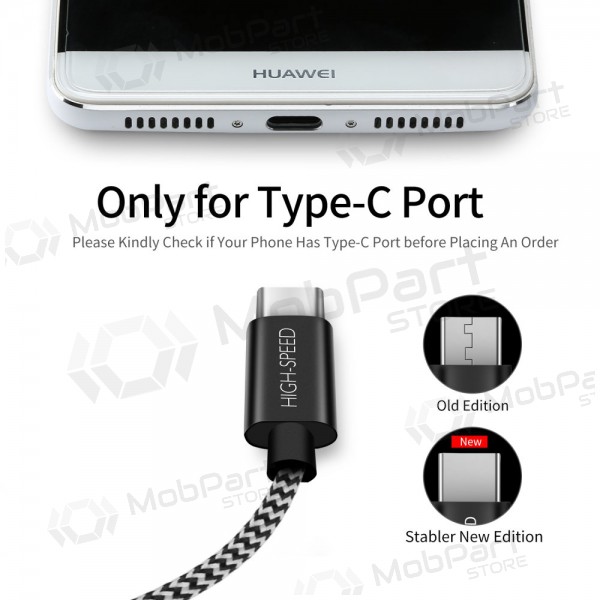 USB cavo Dux Ducis K-ONE Type-C FastCharging 1.0m