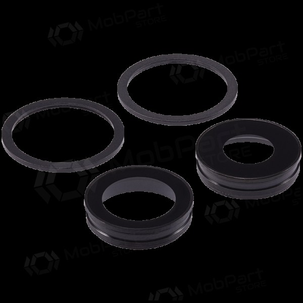 Apple iPhone 11 vetro della fotocamera (2pz) (nero) (con una cornice) Apple iPhone 11 vetro della fotocamera (2pz) (nero) (con una cornice)