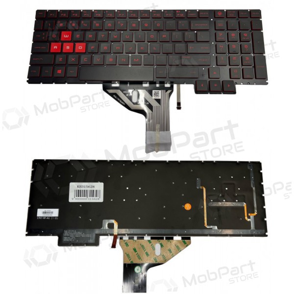 HP Omen 15-ce016na tastiera (US) (con illuminazione) HP Omen 15-ce016na tastiera (US) (con illuminazione)