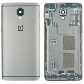 OnePlus 3 / 3T coperchio batteria posteriore (d'argento) (usato grade B, originale)