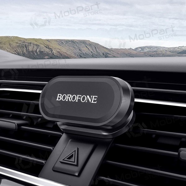 Automobilinis universale telefono laikiklis Borofone BH29 klijuojamas ant panelės, magnetinis, nero