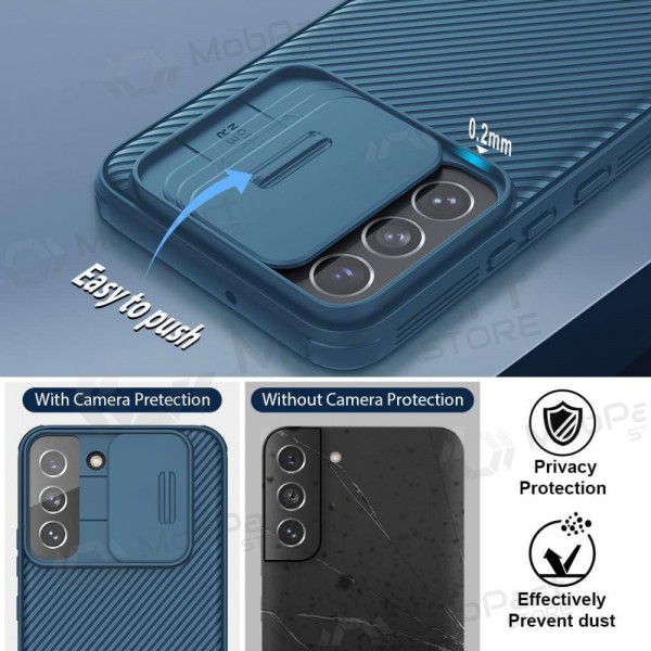 Google Pixel 7 Pro custodia „Nillkin CamShield Pro“ (blu)