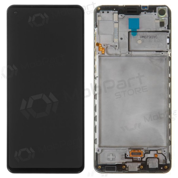 Samsung Galaxy A21s schermo / display (nero) (con una cornice) (originale) Samsung Galaxy A21s schermo / display (nero) (con una cornice) (originale)