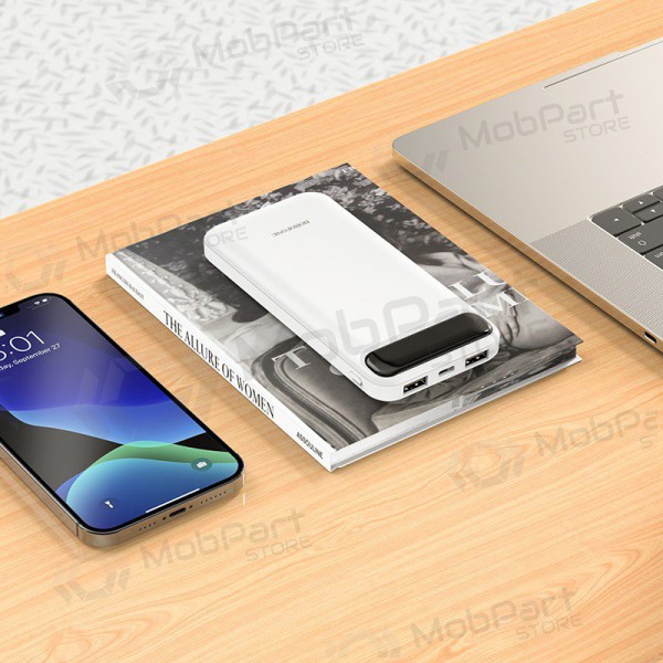 Batteria esterna Power Bank Borofone BJ14 Type-C microUSB 2*USB (2A) 10000mAh bianco Batteria esterna Power Bank Borofone BJ14 Type-C microUSB 2*USB (2A) 10000mAh bianco