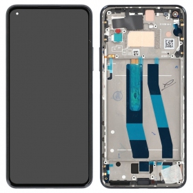 Xiaomi Mi 11 Lite 4G / Mi 11 Lite 5G / 11 Lite 5G NE schermo / display (nero) (con una cornice) (Premium)