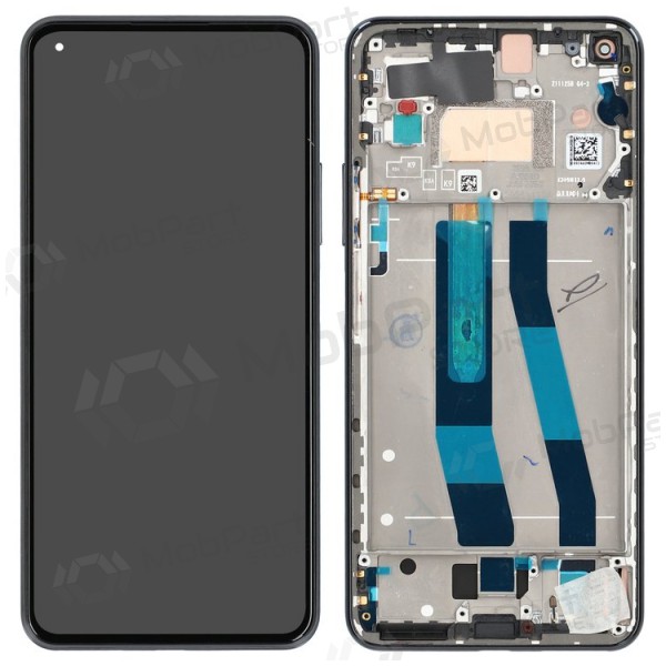 Xiaomi Mi 11 Lite 4G / Mi 11 Lite 5G / 11 Lite 5G NE schermo / display (nero) (con una cornice) (Premium) Xiaomi Mi 11 Lite 4G / Mi 11 Lite 5G / 11 Lite 5G NE schermo / display (nero) (con una cornice) (Premium)