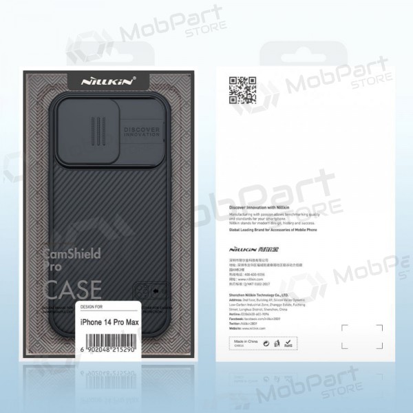 Apple iPhone 14 Pro custodia „Nillkin CamShield Pro“ (nero)