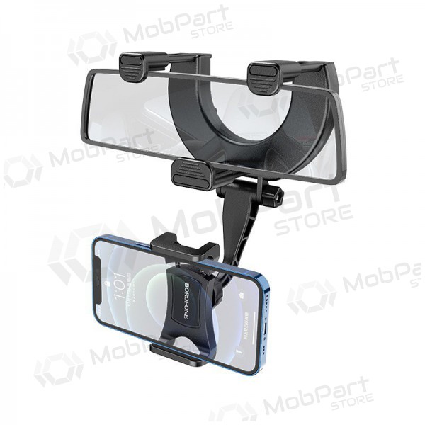 Porta cellulare da auto Borofone BH49 tvirtinamas ant veidrodėlio nero