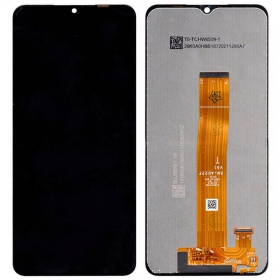 Samsung Galaxy A02 schermo / display (nero) (originale)