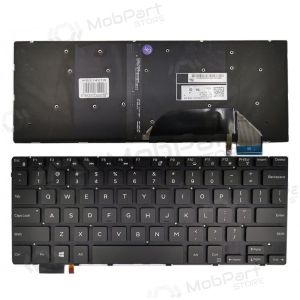 DELL Inspiron: 15 7558, 7568, XPS 15 9550, 9560 tastiera (con illuminazione) DELL Inspiron: 15 7558, 7568, XPS 15 9550, 9560 tastiera (con illuminazione)