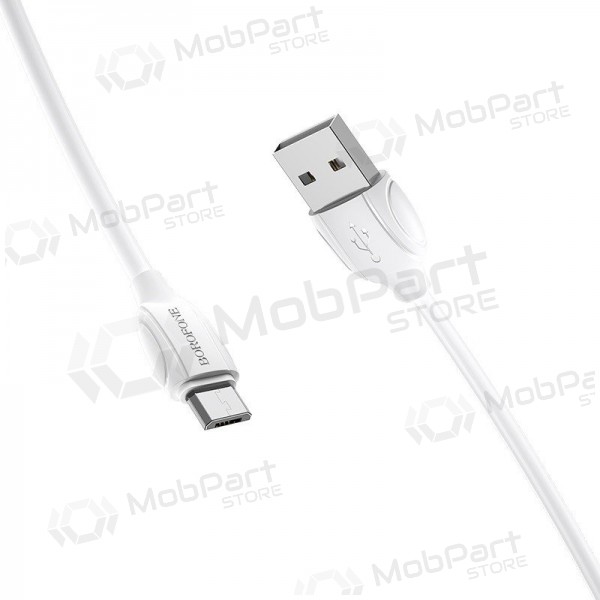 USB cavo Borofone BX19 USB-A to MicroUSB 1.0m bianca